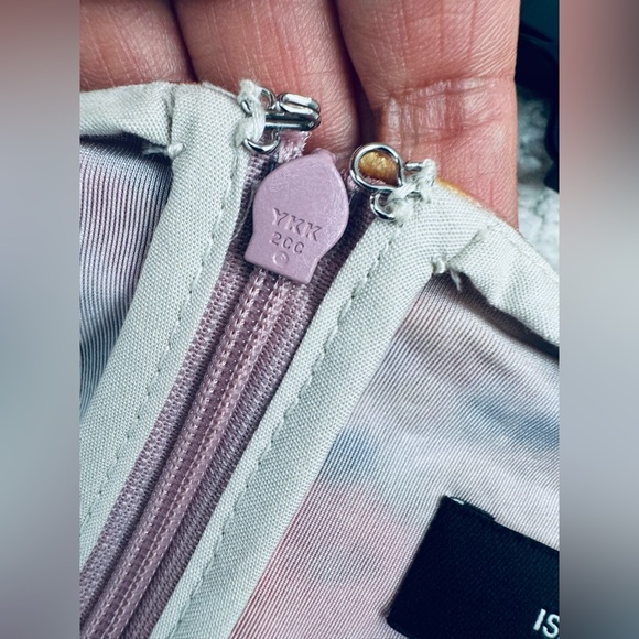 ISABEL MARANT Gilalbi ruched floral-print stretch-velvet midi dress orange US 10 - Picture 16 of 17